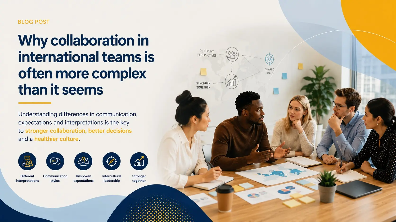 internationaal team in complex overleg